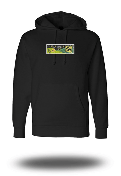 Spaceship Cow Hoodie/Crewneck