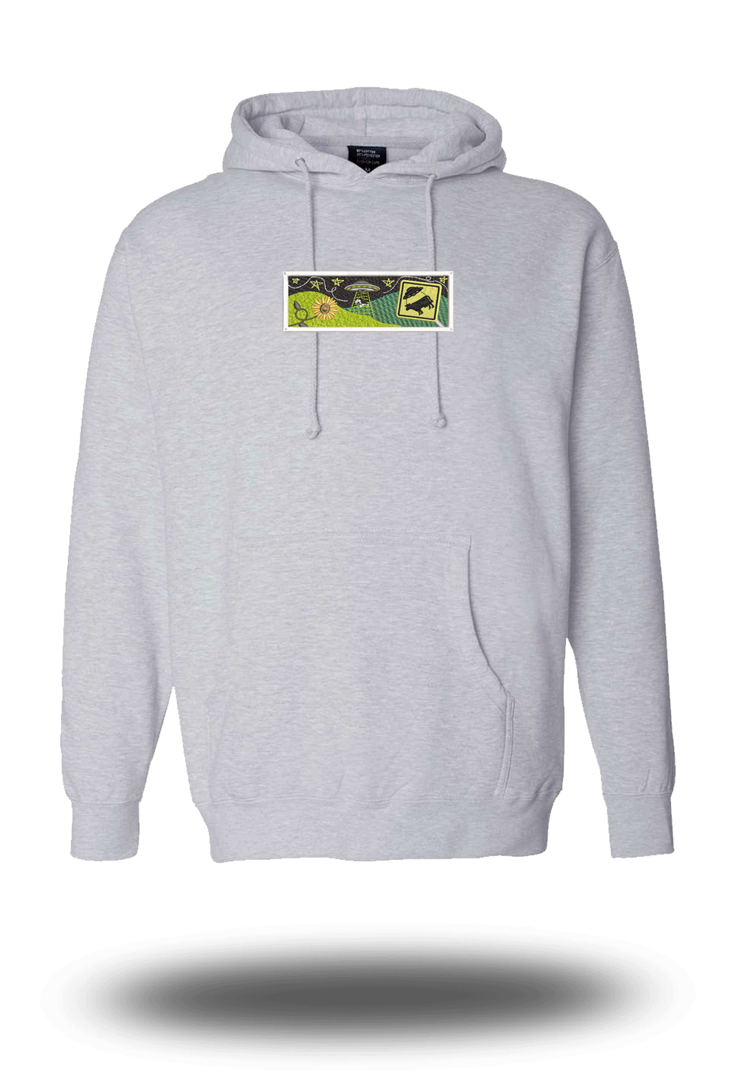 Spaceship Cow Hoodie/Crewneck